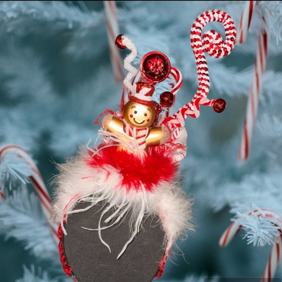 Christmas Headband, Ugly Sweater Party Headpiece, Custom Gift, Peppermint Candy main image 5
